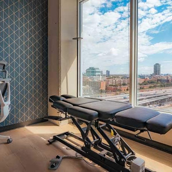 downtown toronto view from restoracare health clinic